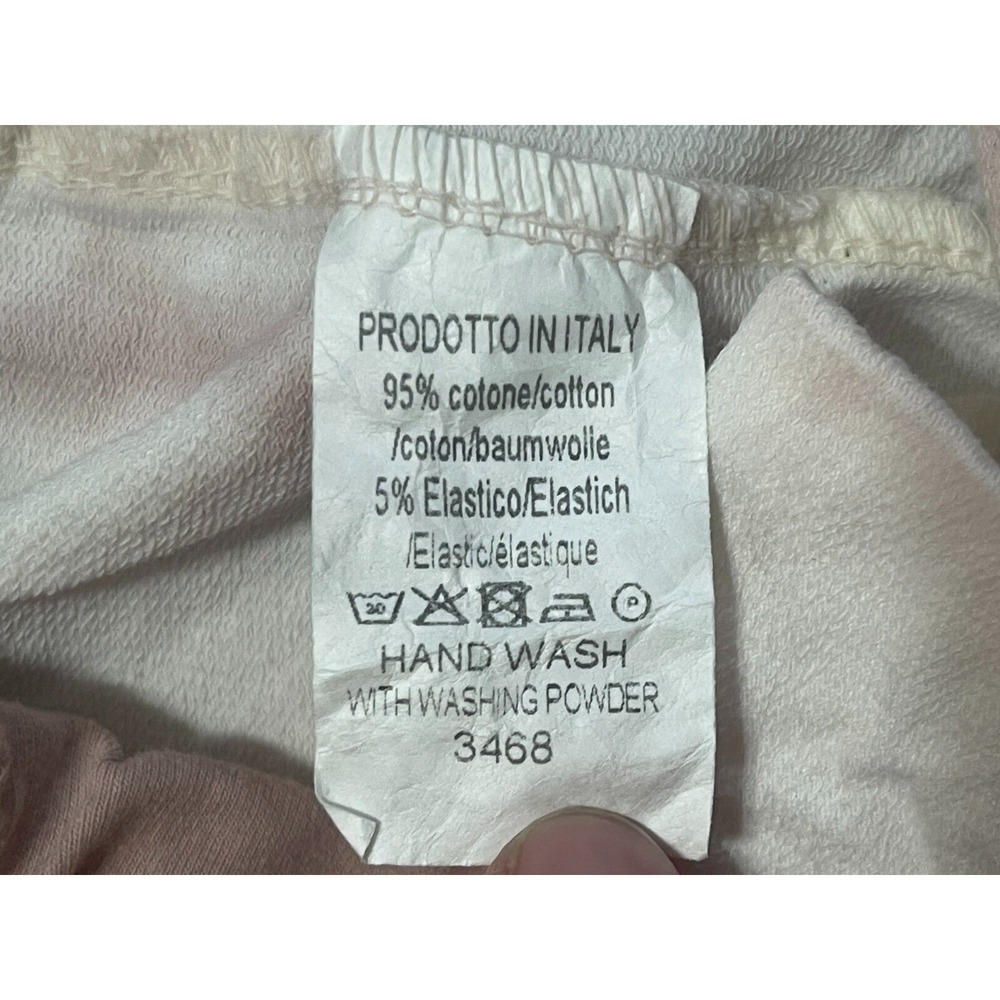 Gigi Moda Pants, Womens 14? White Pink, Tie Dye, Waist Tie, Straight Leg, Casual - Picture 7 of 8